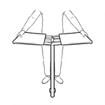 שולחן מתקפל אטרקטיבי 1.20 מטר 3